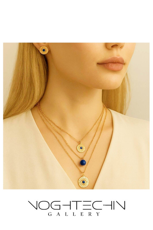 خریدنیمست زنانه مدل چشم وسنگ لاجورد اصل طرح طلا وارداتی با قیمتمناسب