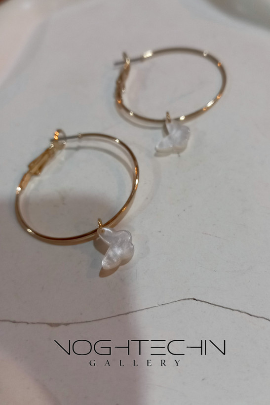 خرید گوشواره حلقه ای خاص وترند پروانه ای با قیمت مناسب