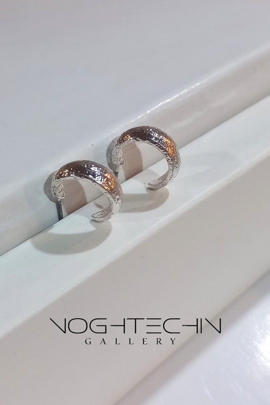 پک گوشواره زنانه برند اورسای مدل حلقه ای طرح شنی وارداتی