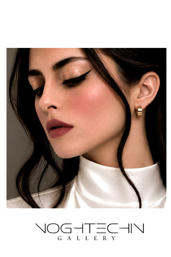خرید گوشواره زنانه استیل مدل حلقه ای ساده طرح طلا وارداتی با قیمت مناسب